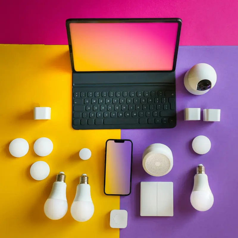 Smart devices for an intelligent home setup